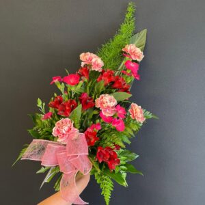 Surukimppu 10 - Vaaleanpunainen Neilikka ja punainen Inkalilja